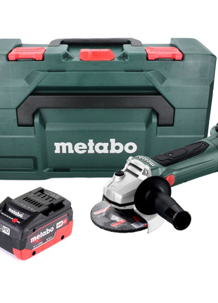 Meuleuse d'angle sur batterie Metabo W 18 LTX 125 18 V 125 mm + 1x batterie 5,5 Ah + metaBOX - sans chargeur