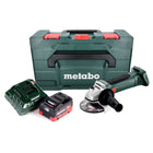 Meuleuse d'angle sur batterie Metabo W 18 LTX 125 18 V 125 mm + 1x batterie 5,5 Ah + chargeur + métaBOX