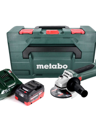 Meuleuse d'angle sur batterie Metabo W 18 LTX 125 18 V 125 mm + 1x batterie 5,5 Ah + chargeur + métaBOX