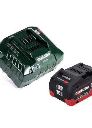 Meuleuse d'angle sur batterie Metabo W 18 LTX 125 18 V 125 mm + 1x batterie 10,0 Ah + chargeur + métaBOX