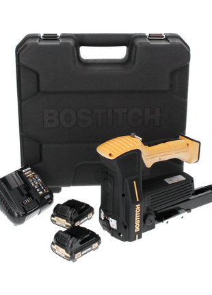 Caja grapadora con batería Bostitch DSA-3519-E 10,8 V + 2x batería 2,0 Ah + cargador + estuche