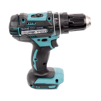 Makita DHP 482 Z Perceuse-visseuse à percussion sans fil 18 V 62 Nm + Jeu d'embouts 40 pièces - sans batterie, sans chargeur