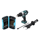 Makita DHP 458 Z Perceuse-visseuse à percussion sans fil 18 V 91 Nm + Jeu de forets - 40 pièces