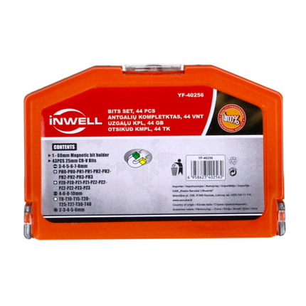 Makita DHP 458 Z Perceuse à percussion sans fil 18 V 91 Nm + Jeu d'embouts - 44 pièces - sans batterie, sans chargeur