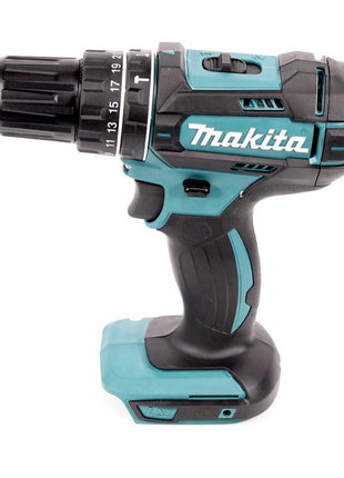 Taladro percutor inalámbrico Makita DHP 482 RF1 18 V 62 Nm + 1x batería 3,0 Ah + cargador + juego de puntas 44 piezas