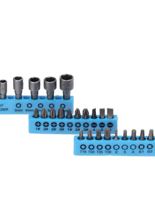 Taladro percutor inalámbrico Makita DHP 485 Z 18 V 50 Nm sin escobillas + juego de llaves de vaso de 26 piezas - sin batería, sin cargador