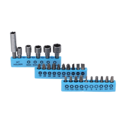 Makita DHP 485 Z Perceuse-visseuse à percussion sans fil 18 V 50 Nm Brushless + Jeu de 26 douilles à embouts - sans batterie, sans chargeur