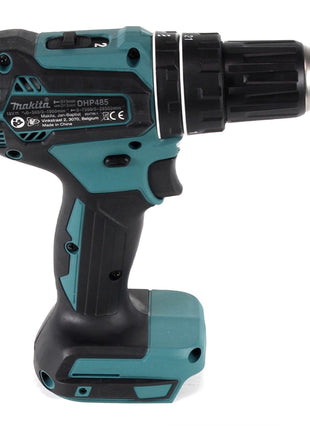 Makita DHP 485 Z Perceuse-visseuse à percussion sans fil 18 V 50 Nm Brushless + Jeu de 26 douilles à embouts - sans batterie, sans chargeur