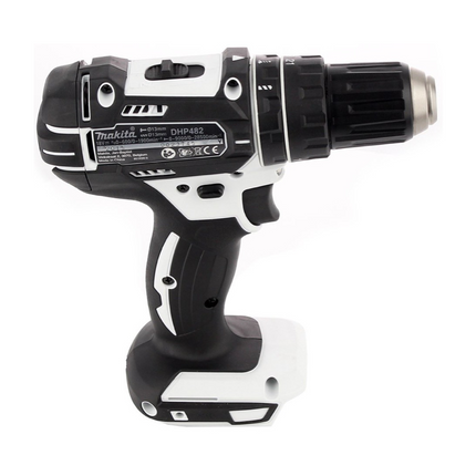 Makita DHP 482 ZW Perceuse-visseuse à percussion sans fil 18 V 62 Nm + Jeu d'embouts de 40 pièces - sans batterie, sans chargeur