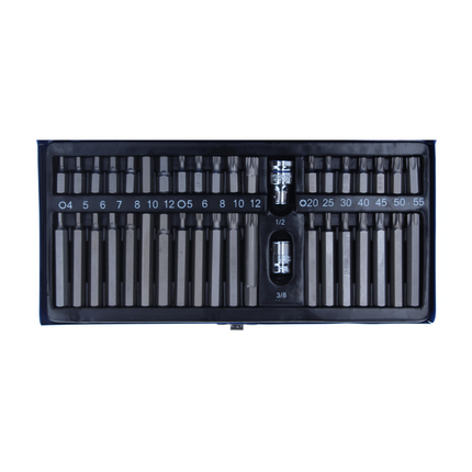 Makita DHP 482 RF1W Perceuse-visseuse à percussion sans fil 18 V 62 Nm + 1x Batterie 3,0 Ah + Chargeur + Jeu d'embouts - 40 pièces