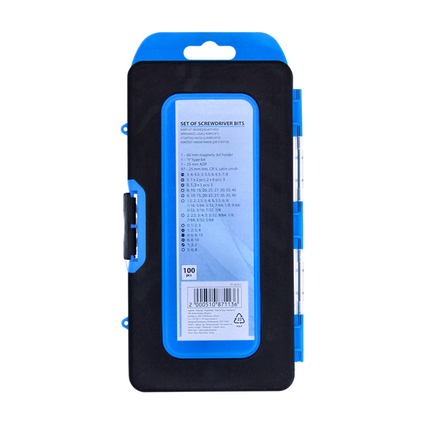 Makita DHP 482 ZW Perceuse-visseuse à percussion sans fil 18 V 62 Nm + Jeu d'embouts de 100 pièces - sans batterie, sans chargeur