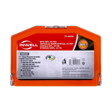 Makita DHP 482 RF1W Perceuse-visseuse à percussion sans fil 18 V 62 Nm + 1x Batterie 3,0 Ah + Chargeur + Jeu d'embouts - 44 pièces