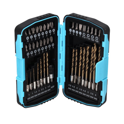Makita DDF 482 RF1 Perceuse-visseuse sans fil 62Nm 18V  + 1x Batterie 3,0Ah + Chargeur + Set de forets - 40 pcs.