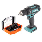 Makita DDF 482 Z Perceuse-visseuse sans fil 62Nm 18V  + Set d'embouts -  44 pcs. -  sans batterie, sans chargeur