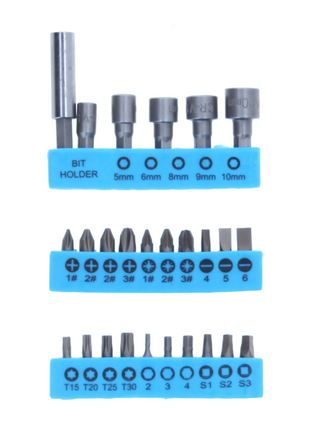 Makita DDF 458 Z Perceuse visseuse sans fil 18V, 91 Nm + Set d'embouts, 26 pcs. - sans batterie, sans chargeur