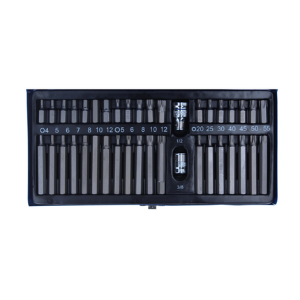 Makita DDF 458 Z Perceuse-visseuse sans fil 18 V, 91 Nm + Set d'embouts , 40 pcs. - sans batterie, sans chargeur