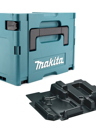 Makita MAKPAC 3 estuche de plástico (821551-8) + inserto para sierra circular manual BSS / DSS 500 / 501 / DCS 550 (837628-9)