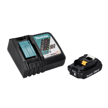 Makita DHP 482 RA1J Perceuse-visseuse à percussion sans fil 18 V 62 Nm + 1x batterie 2,0 Ah + chargeur + Makpac