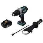 Makita DHP 458 F1 Perceuse-visseuse à percussion sans fil 18 V 91 Nm + 1x Batterie 3,0 Ah - sans chargeur