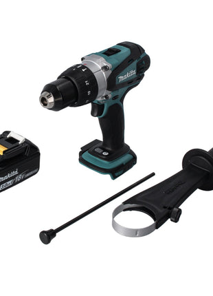 Makita DHP 458 F1 Perceuse-visseuse à percussion sans fil 18 V 91 Nm + 1x Batterie 3,0 Ah - sans chargeur