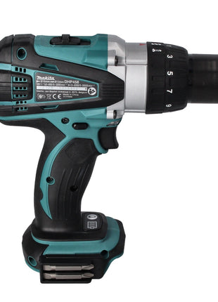 Makita DHP 458 RF Perceuse-visseuse à percussion sans fil 18 V 91 Nm + 2x Batteries 3,0 Ah + Chargeur