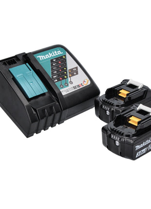 Makita DHP 458 RF Perceuse-visseuse à percussion sans fil 18 V 91 Nm + 2x Batteries 3,0 Ah + Chargeur