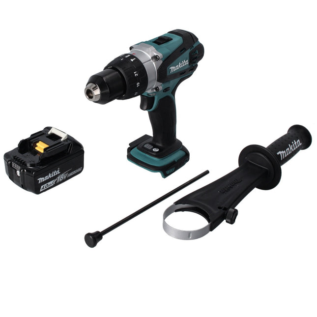 Makita DHP 458 M1 Perceuse-visseuse à percussion sans fil 18 V 91 Nm + 1x batterie 4,0 Ah - sans chargeur