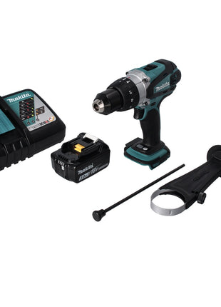 Makita DHP 458 RM1 Perceuse-visseuse à percussion sans fil 18 V 91 Nm + 1x batterie 4,0 Ah + chargeur