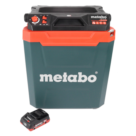 Nevera de batería Metabo KB 18 BL 18 V con función de calentamiento 28 l sin escobillas + 1x batería 4,0 Ah - sin cargador