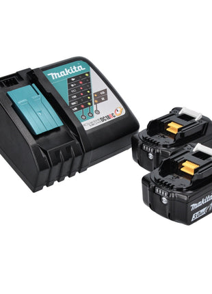 Makita DHP 456 RF Perceuse-visseuse à percussion sans fil 18 V 50 Nm + 2x Batteries 3,0 Ah + Chargeur