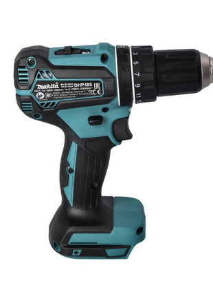 Taladro percutor inalámbrico Makita DHP 485 RM1 18 V 50 Nm sin escobillas + 1x batería 4,0 Ah + cargador