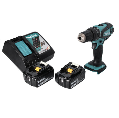 Makita DHP 456 RM perceuse à percussion sans fil 18 V 50 Nm + 2x batteries 4,0 Ah + chargeur