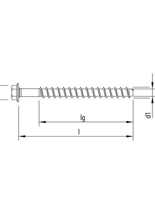 HECO MULTI MONTI plus SS Schraubanker 16,0 x 120 mm 10 Stück ( 49848 ) Betonschraube, Sechskantkopf, verzinkt blau, A2K - Toolbrothers