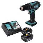 Makita DHP 456 RT Perceuse-visseuse à percussion sans fil 18 V 50 Nm + 2x Batteries 5,0 Ah + Chargeur