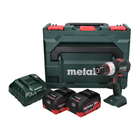 Metabo SB 18 LT BL Perceuse à percussion sans fil 75 Nm 18 V Brushless + 2x Batteries 5,5 Ah + Chargeur  + Coffret MetaBOX