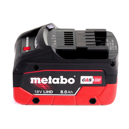 Metabo SB 18 LT BL Perceuse à percussion sans fil 75 Nm 18V Brushless + 1x Batterie 8,0 Ah + Coffret metaBOX - sans chargeur