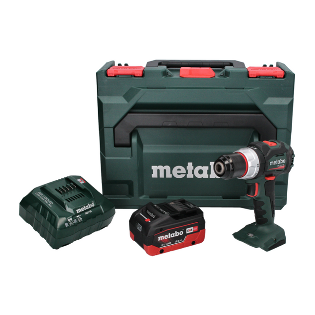 Metabo SB 18 LT BL Perceuse à percussion sans fil 75 Nm 18V + 1x Batterie 8,0 Ah + Chargeur + Coffret MetaBOX