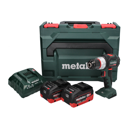 Metabo SB 18 LT BL Perceuse-visseuse à percussion sans fil 75 Nm 18V  + 2x Batteries 8,0 Ah + Chargeur + Coffret MetaBOX