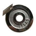 Plaque de poids haltère plaque de poids poids en acier chromé 1,25 kg 1 pièce diamètre du trou 30 mm