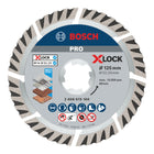 Bosch Disque à tronçonner diamant Expert X-LOCK Standard for Universal 125 x 22,23 mm - 1 pièce (2608615166)