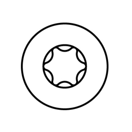 HECO MULTI MONTI plus F Vis d'ancrage, 7,5 x 100mm, Vis à béton, Tête fraisée, T-Drive, Zingué bleu, A2K, 100 pcs. (2x 48517)