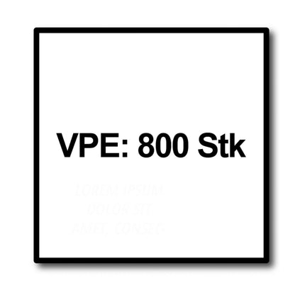 HECO MULTI MONTI plus F Schraubanker 5,0 x 40 mm 800 Stück ( 4x 54265 ) Betonschraube, Senkkopf, T-Drive, verzinkt blau, A2K - Toolbrothers