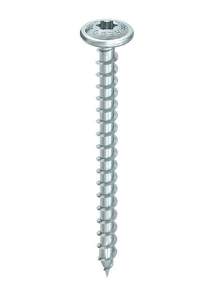 HECO TOPIX plus tornillos profesionales para construcción en madera 8,0 x 120 mm 200 piezas (4x 61270) tornillo para madera totalmente roscado, cabeza con arandela, accionamiento en T, galvanizado azul, A3K