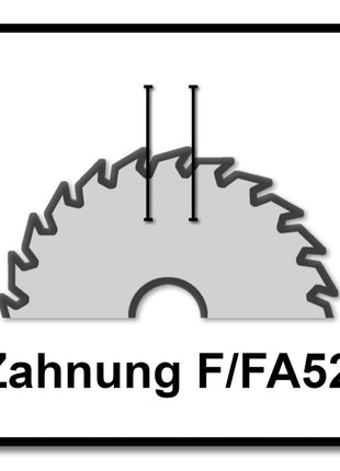 Festool 4x Kreissägeblatt Aluminium / Plastics HW 160 x 1,8 x 20 mm F/FA52 ( 4x 205555 ) für Tauchsägen TS 55 F, TSC 55 K & Handkreissägen HK 55, HKC 55 - Toolbrothers