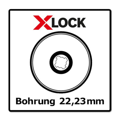 Bosch Expert X-LOCK Standard  for Metal Schruppscheibe 125 x 22,23 mm 40 Stk. ( 40x 2608619366 ) Gekröpfte Schruppscheibe - Toolbrothers