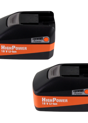 FEIN Highpower Batteries 18 V - 2 pièces 5.2 Ah + Chargeur ALG 80 BC ( 92604325010 )