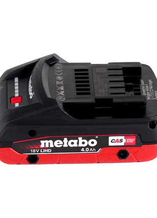 Metabo SB 18 LTX BL Q I Perceuse-visseuse à percussion sans fil 130 Nm 18 V Brushless + 1x Batterie 4,0 Ah + Coffret MetaBOX - sans chargeur