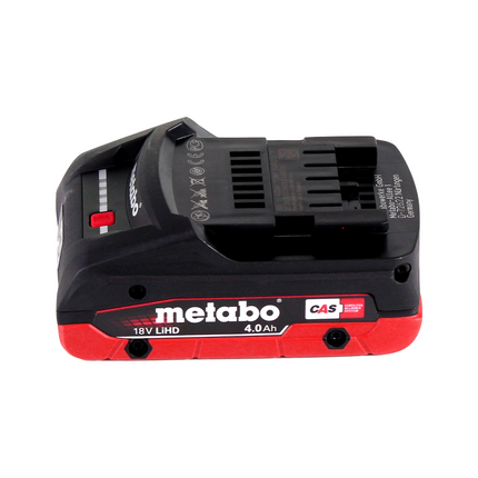 Metabo SB 18 LTX BL Q I Perceuse-visseuse à percussion sans fil 130 Nm 18 V Brushless + 1x Batterie 4,0 Ah + Coffret MetaBOX - sans chargeur