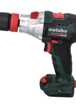 Taladro percutor a batería Metabo SB 18 LTX BL QI 18 V 130 Nm sin escobillas + 2 baterías 4,0 Ah + cargador + metaBOX