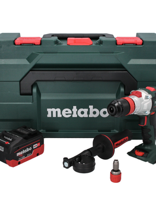 Metabo SB 18 LTX BL QI taladro percutor inalámbrico 18 V 130 Nm sin escobillas + 1x batería 5,5 Ah + metaBOX - sin cargador